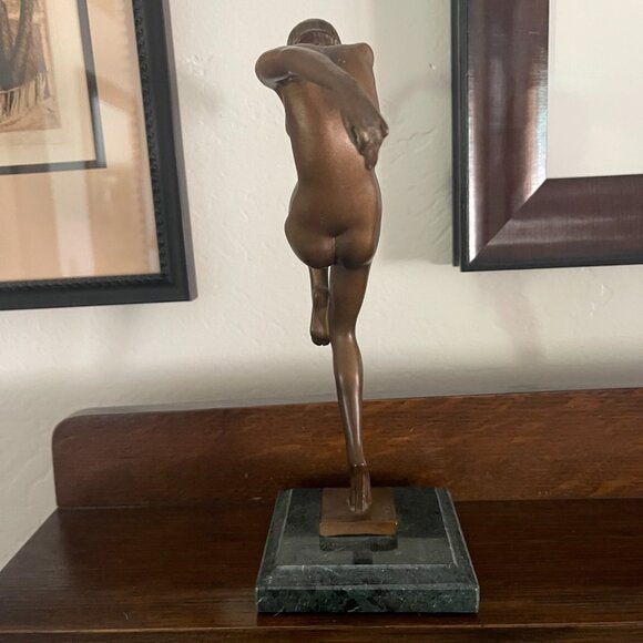 Art Deco Bronze French Female Dancers - Pair - Picture 4 of 8